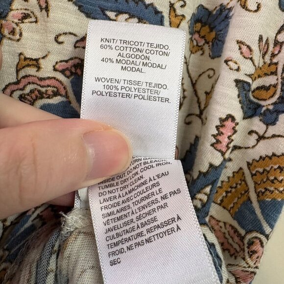 Lucky Brand Floral Print Women's Top - Picture 8 of 12